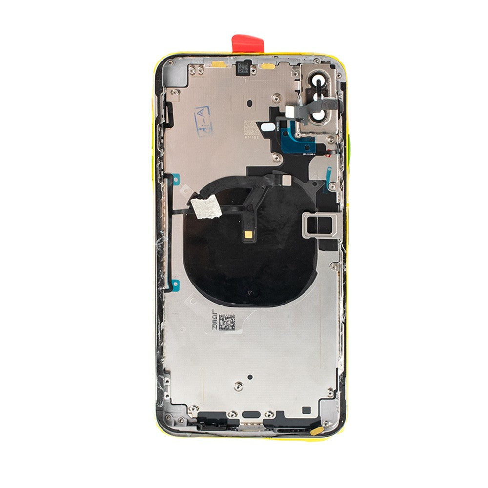 Rear Housing with Small Parts for iPhone XS Max (Purple)-Silver Rear Housing with Small Parts for iPhone XS Max (Purple)-Silver